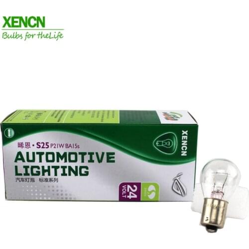 XENCN P21W(S25) BA15s 24V 21W External Lights Warning Lights Turn Signal Light for Truck Backup Bulbs Free Shipping 10PCS