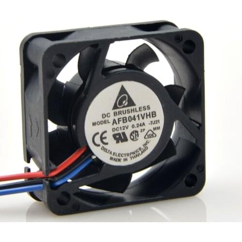Original for Delta AFB0412VHB 4015 40x40x15mm 4CM DC 12V 0.24A Dual Ball Bearing Wind Capacity Cooling Fan