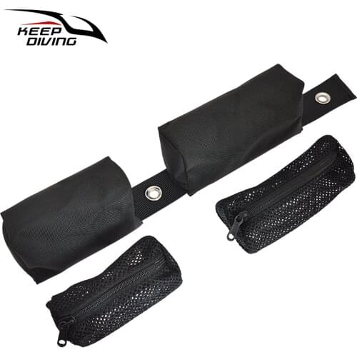 KEEP DIVING Scuba Diving Tank Bags Double Oxygen Bottle Weight Pouch Mesh Pouch Bag Diving equipment accessories