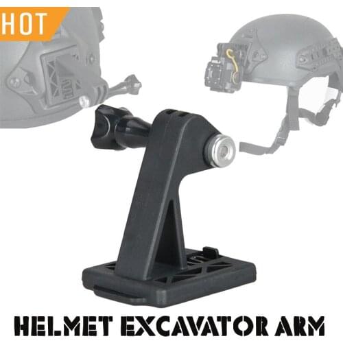 Tactical Black TAN Color Helmet Excavator ARM For Sport Camera Hunting Accessory OS33-0200