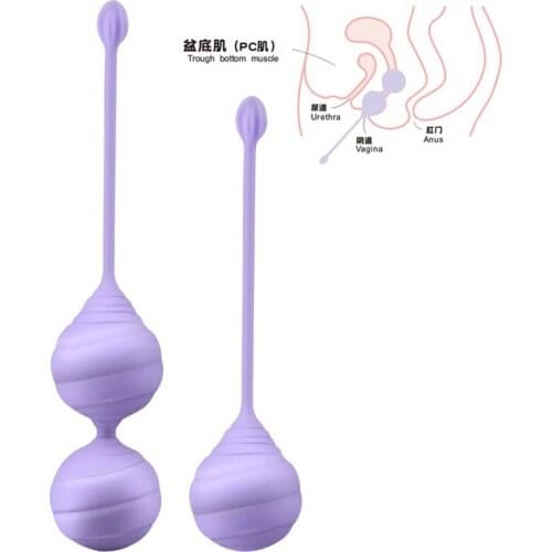 Medical Silicone Kegel Balls Vaginal Muscle Tighten Training Aid Love Geisha Ball Ben Wa Ball Shrink Yin Vagina Ball Sex Product