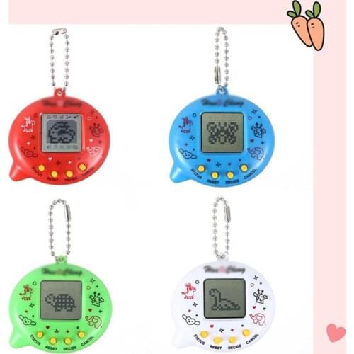 Virtual Electronic Pet for Kids Girls, Nostalgic Retro 90s Toys, Keychain Handheld Game Console Electronic Virtual Pet Toy