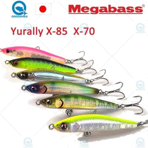 JAPAN Megabass Fishing Lure X85 Sinking Pencil Long Distance Throw Saltwater Sea Tackle Mobile Inline Design Magnetic Gravity