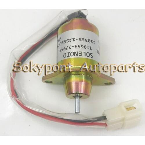 1503ES-12S5SUC5S Fuel Shutoff Solenoid 12 volt for Yan-mar Engine 119653-77950 119285-77950