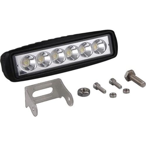 18W 6000K LED Work Light Bar Driving Lamp Fog Off Road SUV Car Boat Truck Bar Spotlight Flood Lamp Car Accessories