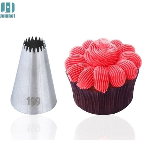 #199 1pc Icing piping nozzle Set Pastry Cookie Maker Cream Cupcake Decoration cake nozzles for cake cream