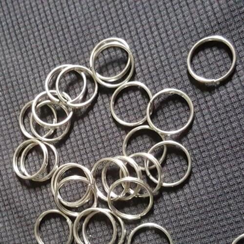 2pcs EDC Outdoor Tool Titanium Linear Key Ring Titanium Ring 20mm Keyring