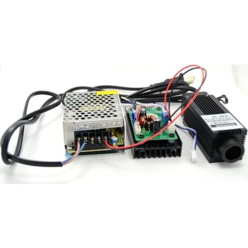 808nm 1.6w 1600mw Dot Laser Module 12V+12V 3A Power Supply+10-220V Cable