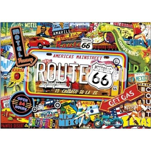 5d Diy Diamond Painting Cross Stitch Diamond Embroidery Americas Main Street Diamond Mosaic Full Square Drill Gifts Picture