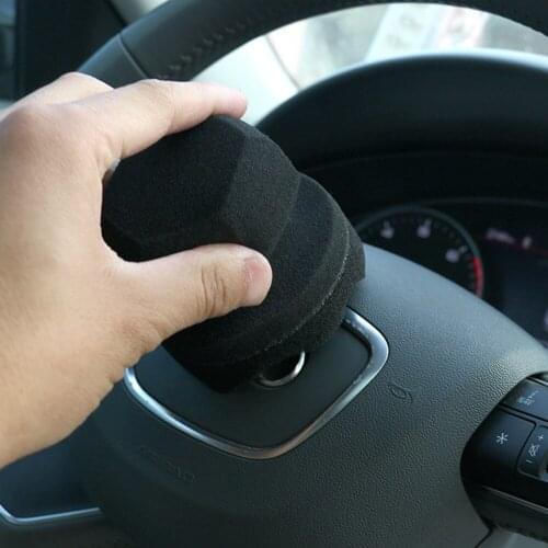 Car Tire Dressing Applicator Portable Polishing High Density Sponge Car Waxing Sponge L/S Car Cleaning Maintenance Accessories