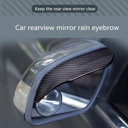 Car Rear View Mirror Sticker Rain Eyebrow for AUDI S line A4 A3 A6 C5 Q7 Q5 A1 A5 80 TT A8 Q3 A7 R8 RS B6 B7 B8 S3 S4