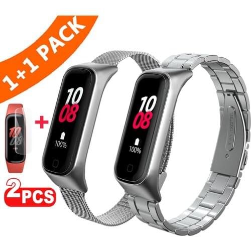 Bracelet for Samsung Galaxy Fit 2 Strap Metal Stainless Steel Band For Samsung Galaxy Fit2 R220 Smart Band Strap Accessories