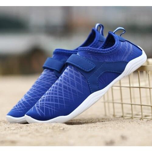 Men Water Shoes Upstream Sneakers Outdoor Hiking Fishing Aqua Beach Shoes Seaside Barefoot Sports Gym Shoes Breathable Plus Size