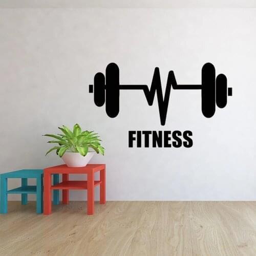 Hot GYM Wall Sticker Wall Decal Sticker Home Decor For Kids Room Living Room Home Decor Waterproof Wall Art Decal
