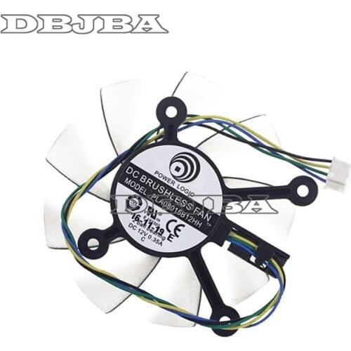 PLA08015B12HH DC12V 4Pin Graphics Card Cooling Fan For ASUS PH-GeForce GTX1050TI-4G