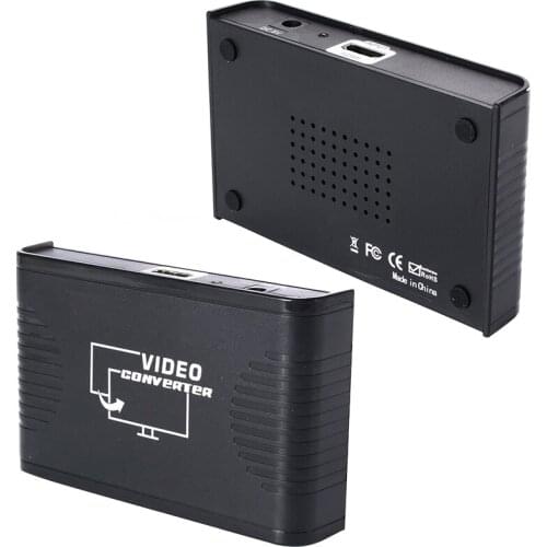 Larryjoe 1080P HDMI to SCART Converter Video Audio Adapter For HD TV DVD Box with Power Adapter
