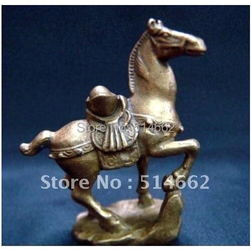 Brass Horse Carrying Gold Ingot Bringing Wealth Luck feng shui