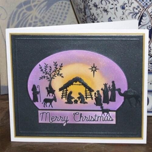Mary Joseph Baby Jesus Metal Cutting Dies Stencils For DIY Scrapbooking Decorative Embossing Suit Paper Card Die Cutting Tools