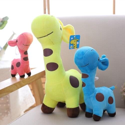 MIAOOWA 1PC 40CM Kawaii Giraffe Plush Doll Cute Deer Stuffed Toy High Quality Soft Animal Doll Baby Kids Cute Toy Children Gifts