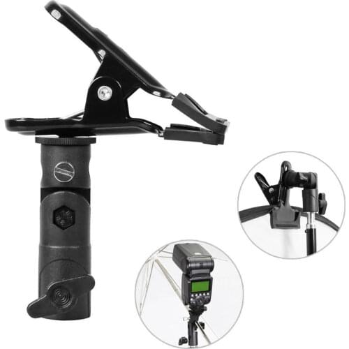 Multi Purpose Heavy Duty Clamp Rotatable Clip For Light Stand Holder Studio photography Light Diffuser Umbrella Reflector