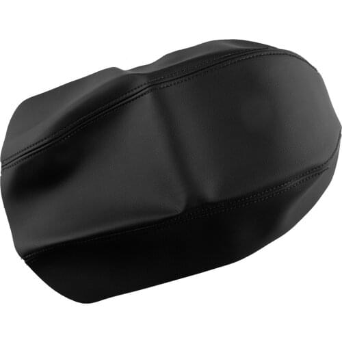 Car Microfiber Leather Center Console Armrest Lid Cover Trim Cap Black Sewing Fit For Honda Civic 2006 2007 2008 2009 2010 2011