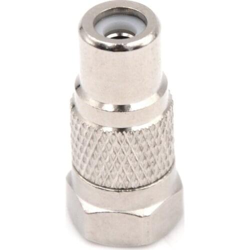 2018 New F Male Plug to RCA Female Jack Coaxial Coax Adapter AV Connector New Arrival