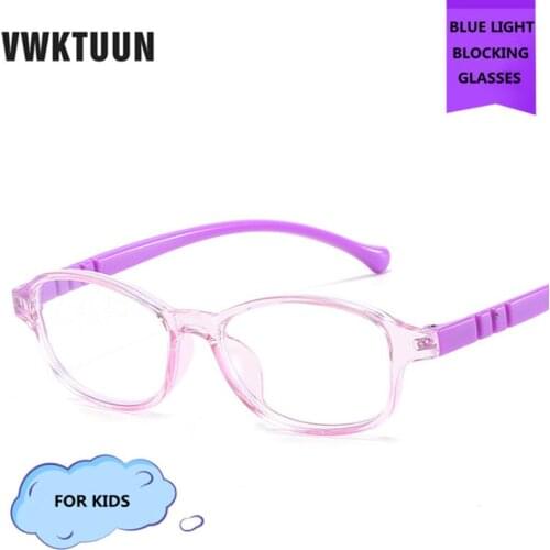 VWKTUUN Anti Blue Light Glasses For Children Eyeglasses Frames Boys Girls Clear Reading Eyewear Blue Light Blocking Glasses