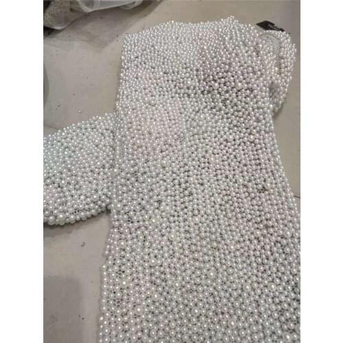 Luxury pretty beaded embroidery best quality JRB-11515 african tulle mesh lace for sawing dress decoration 1 yard