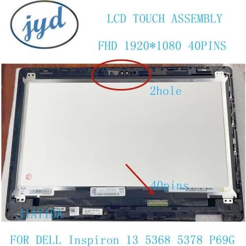 LCD Touch Screen Digitizer Assembly For Dell Inspiron 13 5000 P69G001 13.3" FHD 1920X1080 Replacement