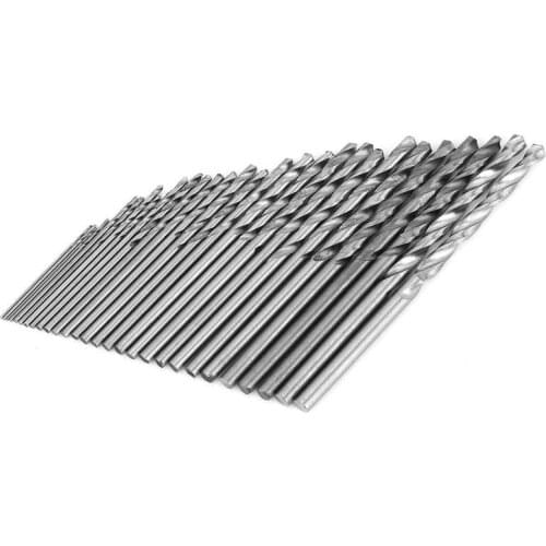 16 pcs 0.8 TO 1.5mm HSS Straight Shank Electrical Tool Twist Drill Bits Woodworking Machinery Parts