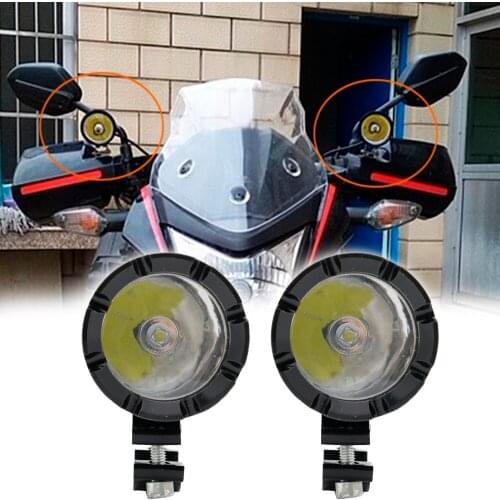 Auxiliary motorcycle head lighting accessories 2inch Round 10W Bike Motorcycle led driving lights