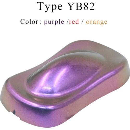 YB82 Chameleon Pigments Acrylic Paint Powder Coating Chameleon Dye for Cars Arts Crafts Nails Decoration 10g Painting Supplies