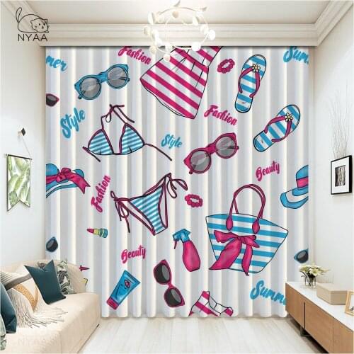 Lady Retro Fashion Accessories Curtain Living Room Modern Curtains For ChildrenS Room Cafe Curtains For Room Hall Micro Shading