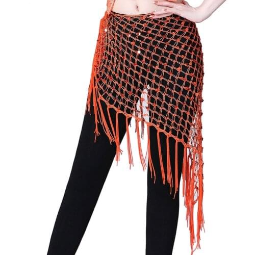 Belly Dance Costumes Sequins Hip Scarf for Women Belly Dancing Belts 14 Colors