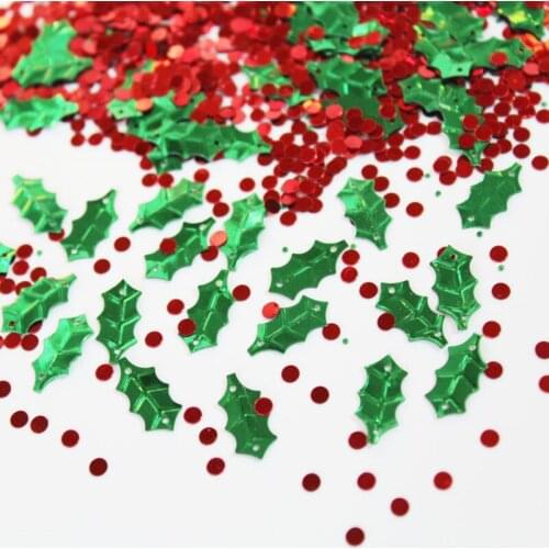 2018 Christmas table decoration 50G CHRISTMAS tree CONFETTI SPANGLES