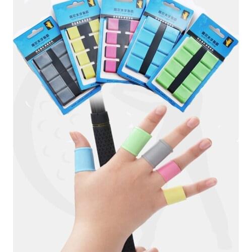 8pcs/pack Wear-resistant and non-slip Golf finger Grip Sleeve Silicon Support Sleeve Protector grip Multi color for Men Women