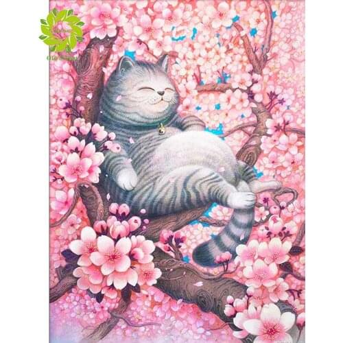 Diamond Painting 5d Cat Farmhouse Home Decoration Embroidery Mosaic Animal Handmade Gift