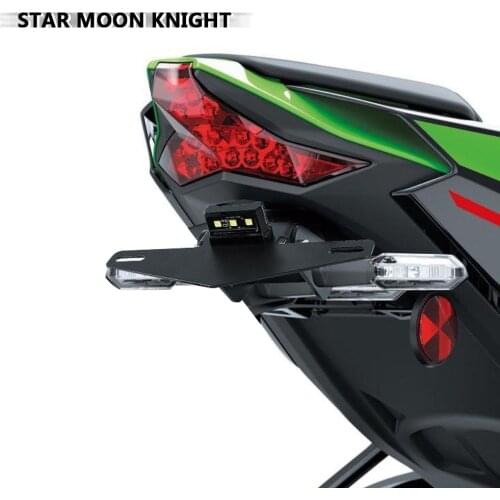Motorcycle License Plate Holder Bracket Frame Tail Tidy Fender Eliminator For Kawasaki Ninja 400 Ninja400 Z400 2017 2018 2019 20