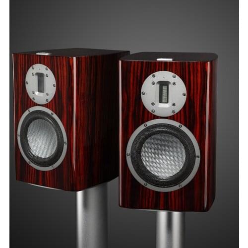 Two-way 6.5 inch bookshelf speaker active 2.0 living room TV computer HiFi speaker home theater speaker wood/Sandalwood pair