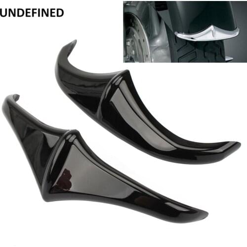 Motorcycle Front Rear Fender Tip Case Leading Edge Accent Trim for Harley Road Glide Electra Glide Dyna CVO FLT FLH 1994-2013