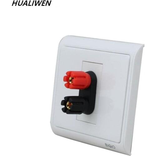 N86-901+612 2-hole speaker socket Audio terminal socket Banana plug panel