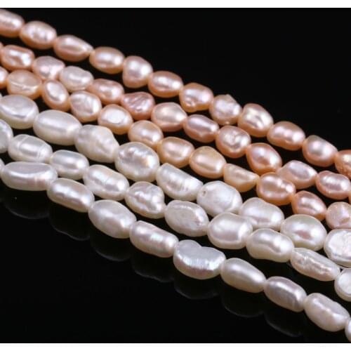Natural Freshwater Freeform Pearl Beads Charm Irregular Punch Loose Beads DIY Jewelry Making for Necklace Bracelet Accessories