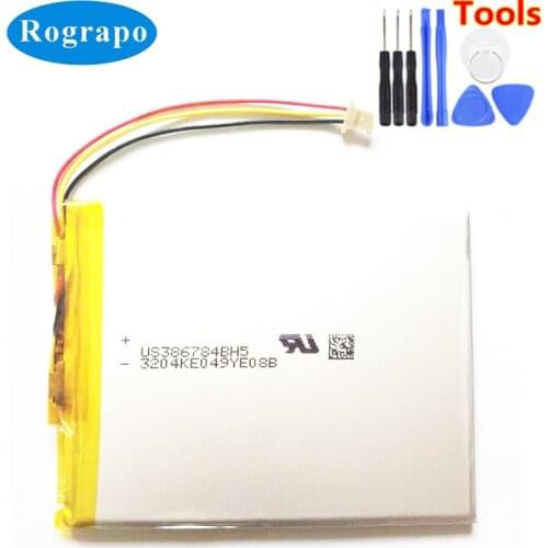 New 3.7V 3500mA Battery For Onyx Boox i8 DARWIN 3 4 C63ML C63L T76ML T76SML C65ML C65HD T68 Carta2 N96C/ML 3-wire Plug +tools