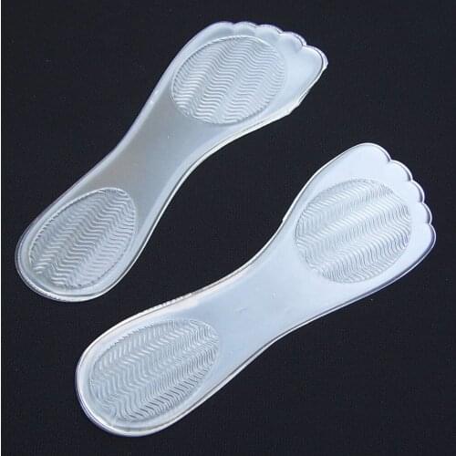 Transparent Protect Heel Silica Gel Palm Pad Massage foot High heel Arch Running insoles Insert Cushion 1pair=2pcs PS239
