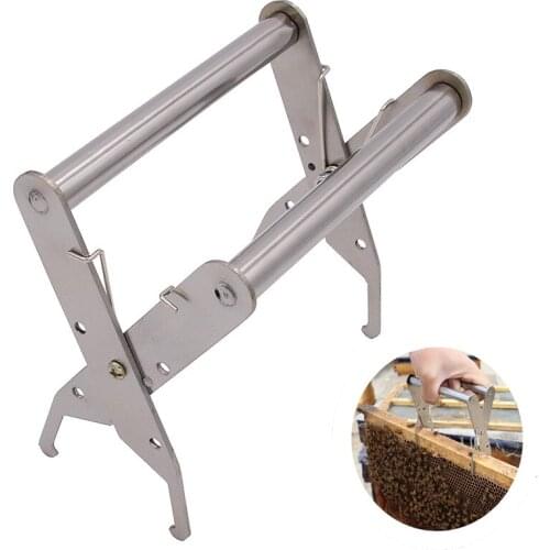 Bee Hive Frame Holder Honeycomb Spleen Grip Beekeeping Tools Stainless Steel Capture Frame Grip Beekeeping Accessories