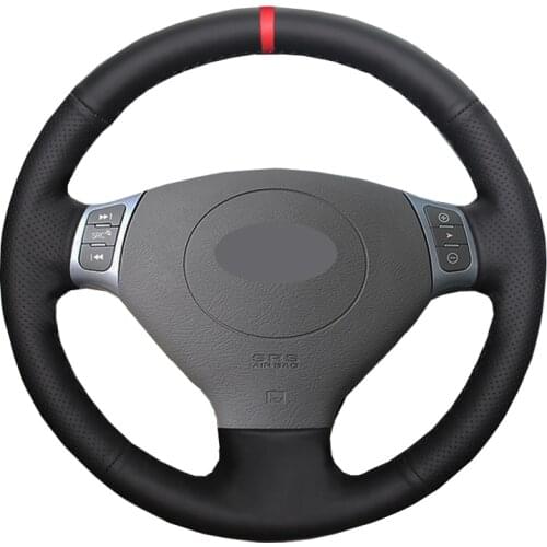 Hand Sewing Car Steering Wheel Cover Wrap For Chery Tiggo 2007 2008 2008 2009 2010 QQ3 2006-2012 A1 2011 Braid Funda Volante