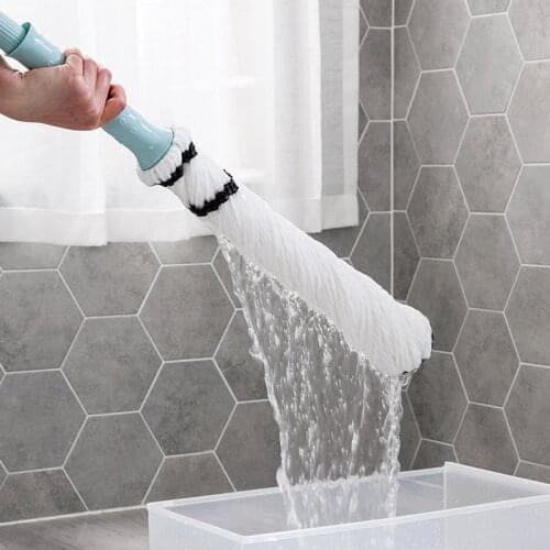 Self Wringing Mop for Wash Floor Squeeze Lazy Spin And Go Home Help Wet Dry Wiper Cleaning Tools Window Round Scrubber Tile