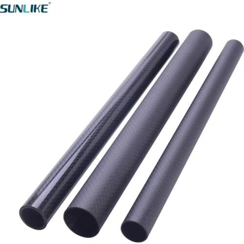 2 PCS 3K High-Strength Carbon Fiber Tube Length 250mm Diameter 38mm 40mm Used For RC Model Aircraft Drone Accessories