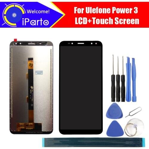 6.0 inch Ulefone Power 3 LCD Display+Touch Screen Digitizer Assembly 100% Original New LCD+Touch Digitizer for Power 3+Tools