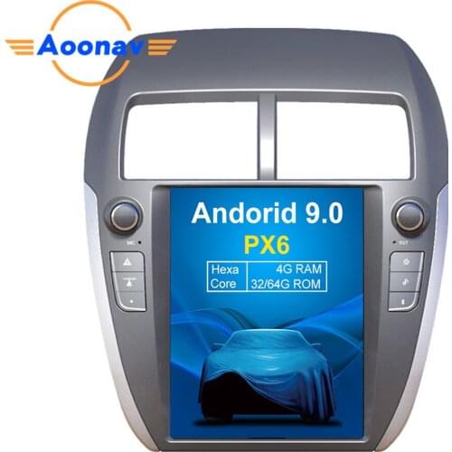 10.4 inch car GPS Radio GPS navigation for-Mitsubishi ASX RVR 2013-2019 multimedia player Android 9.0 Support carplay